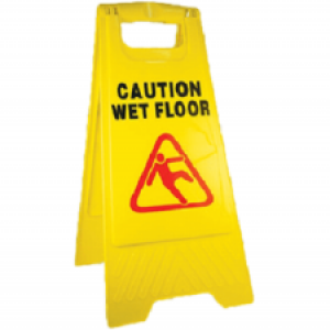 Wet floor sign