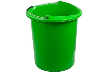 18 liter plastic bucket with metal handle